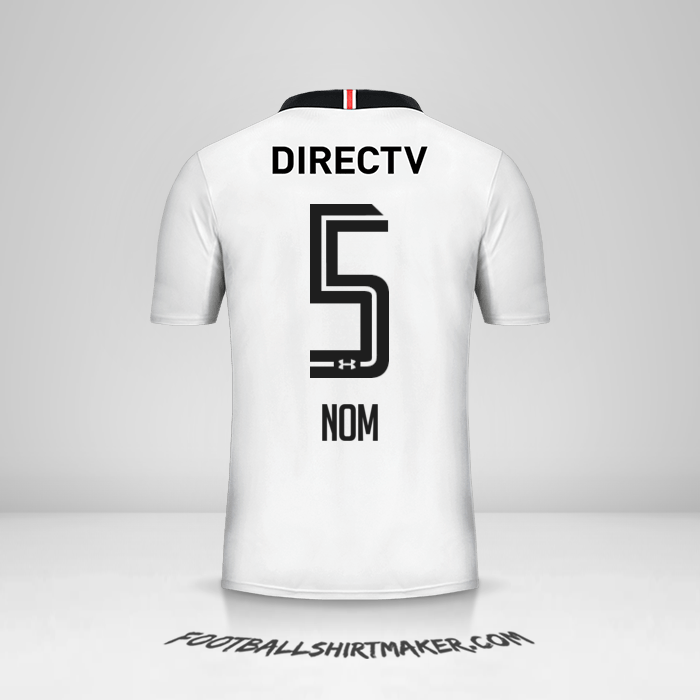 Maillot Colo Colo 2017 -  nom - 5