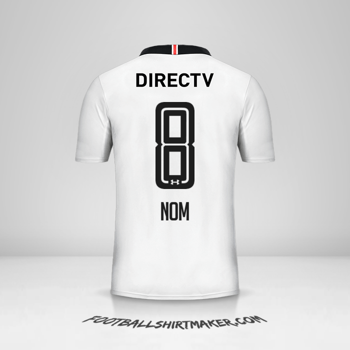 Maillot Colo Colo 2017 -  nom - 8