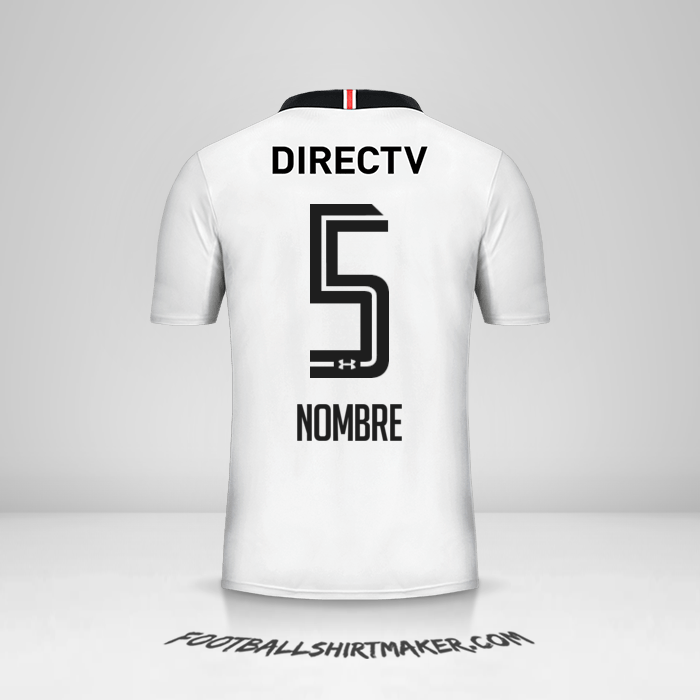 Jersey Colo Colo 2017 -  nombre - 5