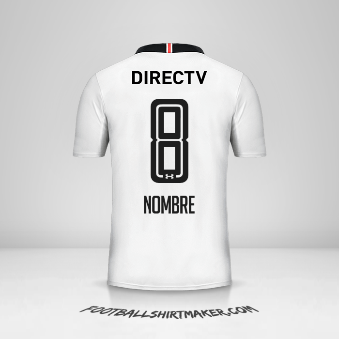 Jersey Colo Colo 2017 -  nombre - 8