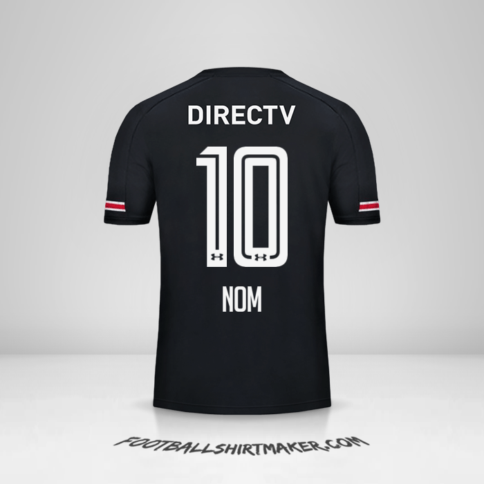 Maillot Colo Colo 2017 Extérieur -  nom - 10
