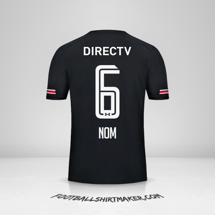 Maillot Colo Colo 2017 Extérieur -  nom - 6