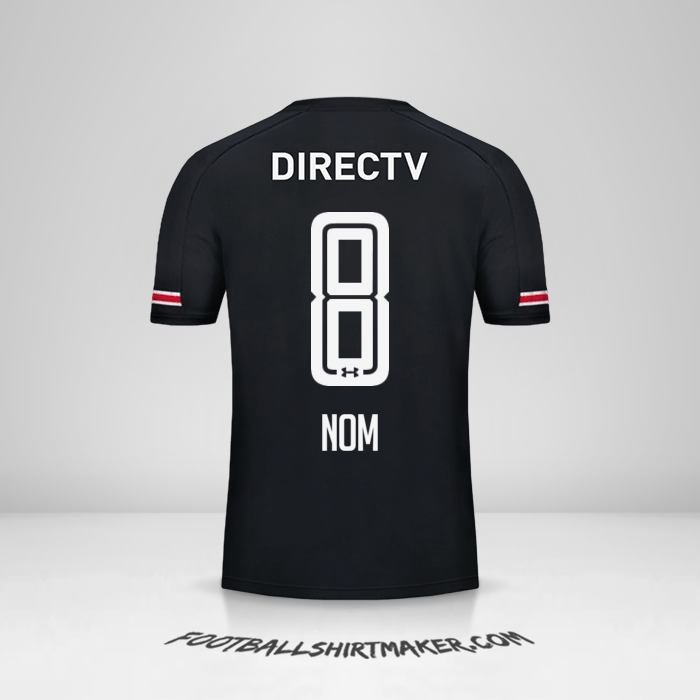 Maillot Colo Colo 2017 Extérieur -  nom - 8