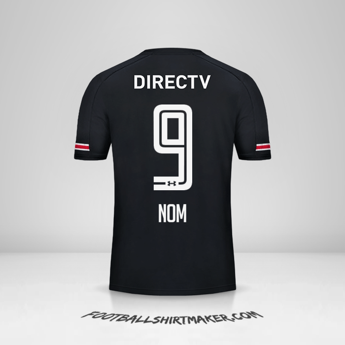 Maillot Colo Colo 2017 Extérieur -  nom - 9