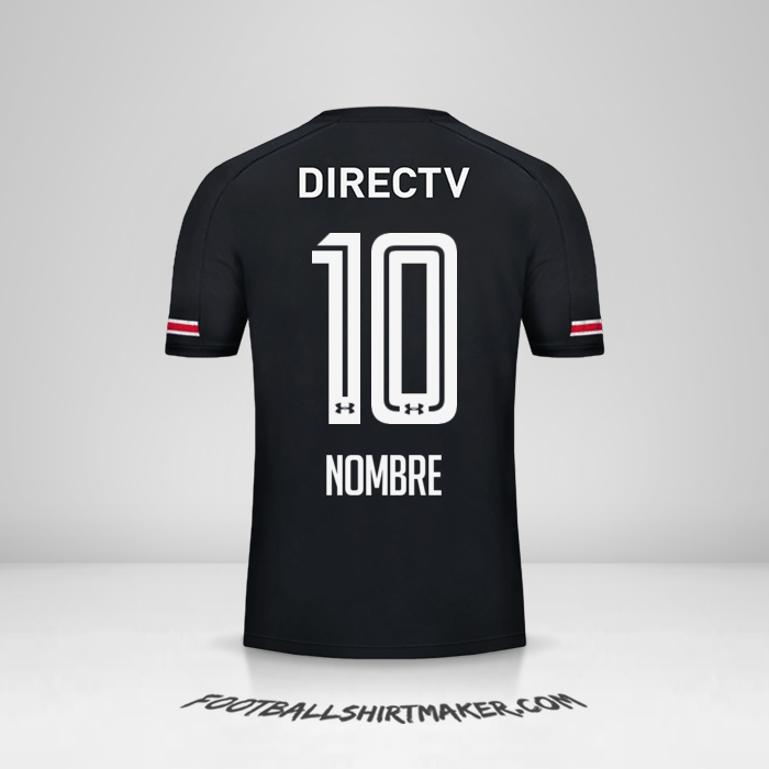 Jersey Colo Colo 2017 Visita -  nombre - 10
