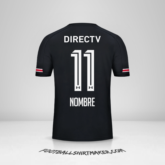 Jersey Colo Colo 2017 Visita -  nombre - 11