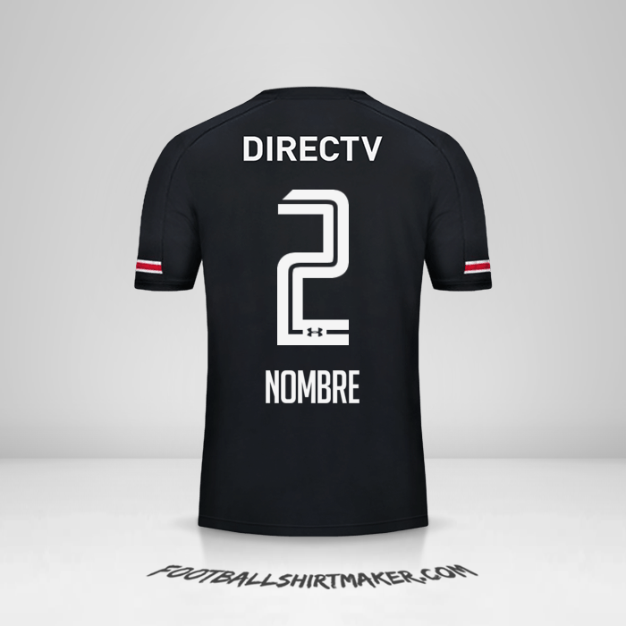 Jersey Colo Colo 2017 Visita -  nombre - 2
