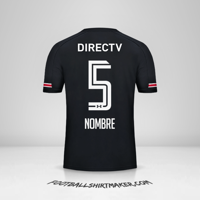 Jersey Colo Colo 2017 Visita -  nombre - 5