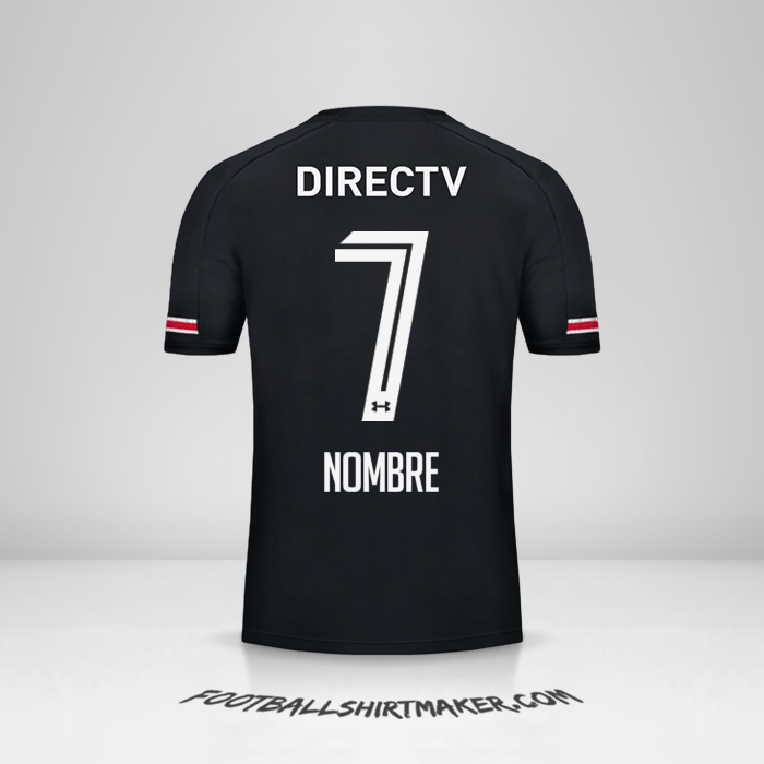 Jersey Colo Colo 2017 Visita -  nombre - 7