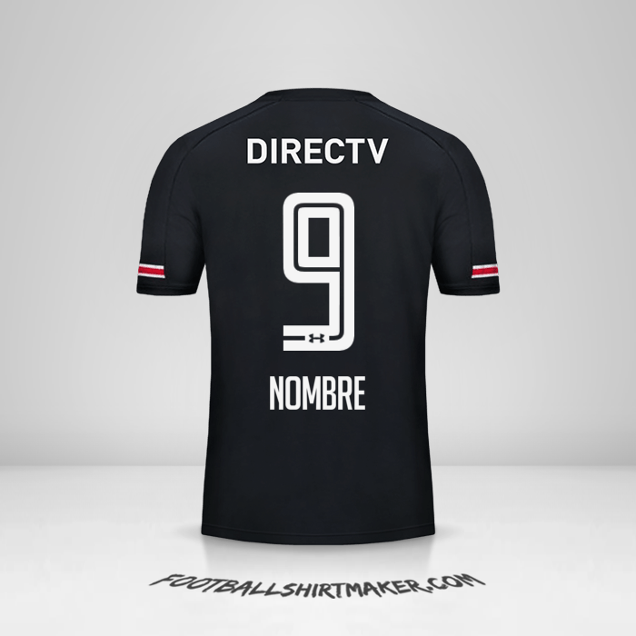 Camiseta Colo Colo 2017 Visita -  nombre - 9