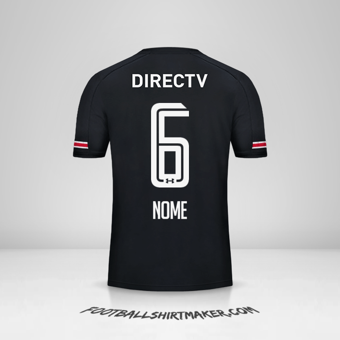 Camisola Colo Colo 2017 Alternativa -  nome - 6