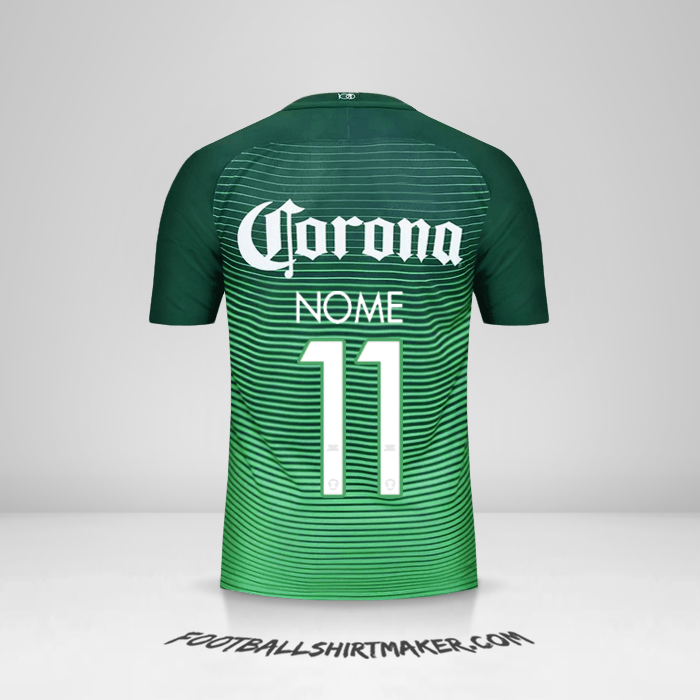 Camisa Club America 2017 Terceira -  nome - 11