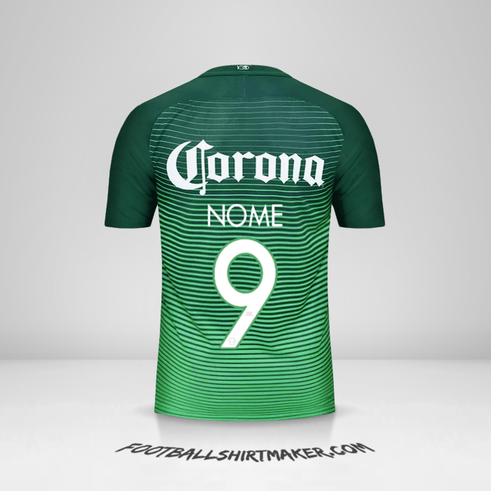 Camisa Club America 2017 Terceira -  nome - 9