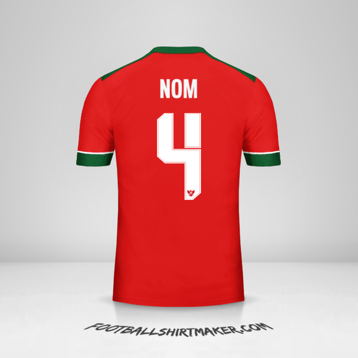 Maillot Indonésie 2016/17 -  nom - 4