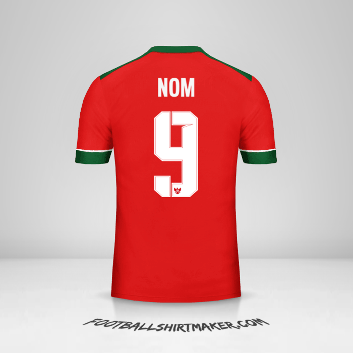 Maillot Indonésie 2016/17 -  nom - 9
