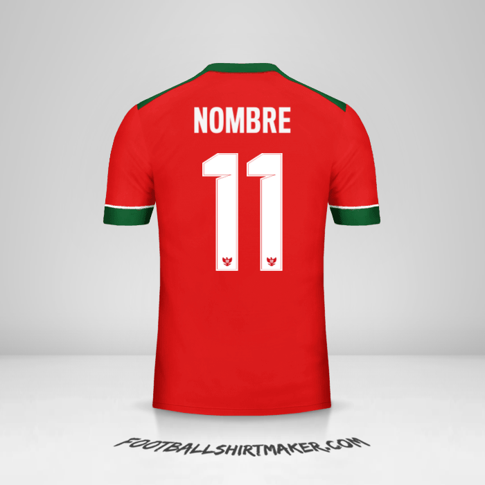 Jersey Indonesia 2016/17 -  nombre - 11