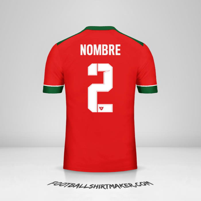 Jersey Indonesia 2016/17 -  nombre - 2