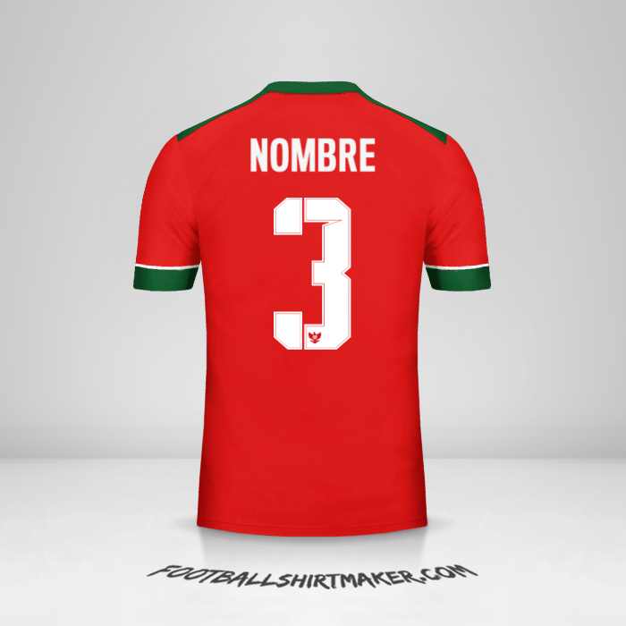 Jersey Indonesia 2016/17 -  nombre - 3