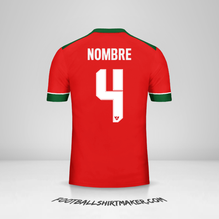 Jersey Indonesia 2016/17 -  nombre - 4
