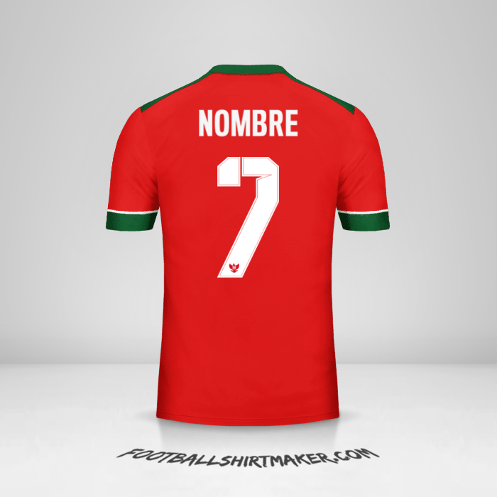 Camiseta Indonesia 2016/17 -  nombre - 7
