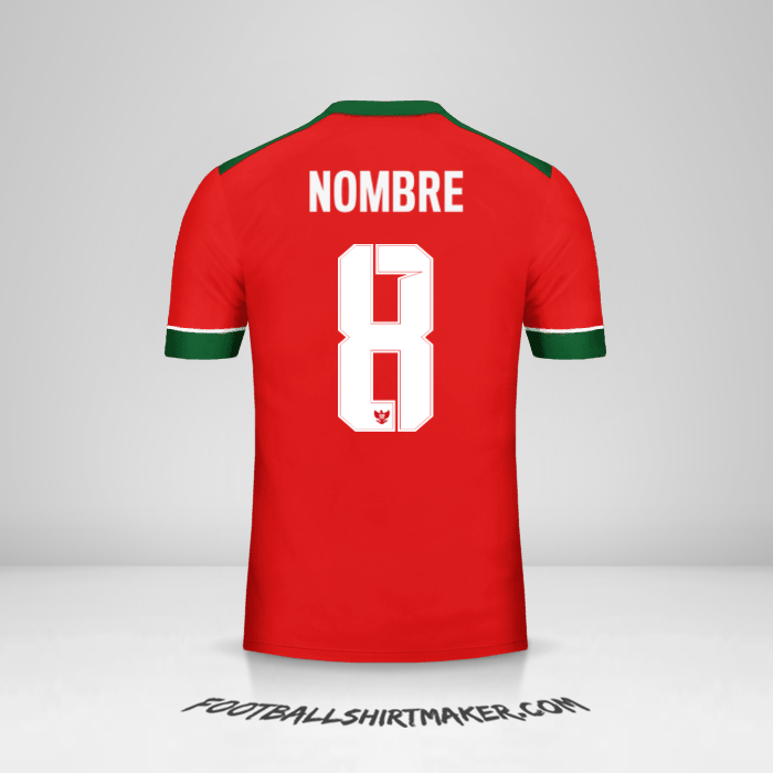 Jersey Indonesia 2016/17 -  nombre - 8