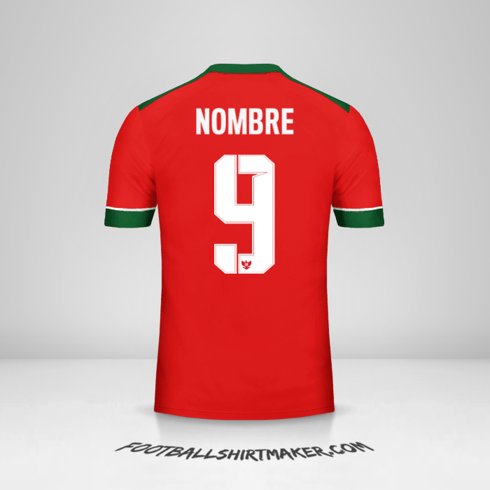 Jersey Indonesia 2016/17 -  nombre - 9