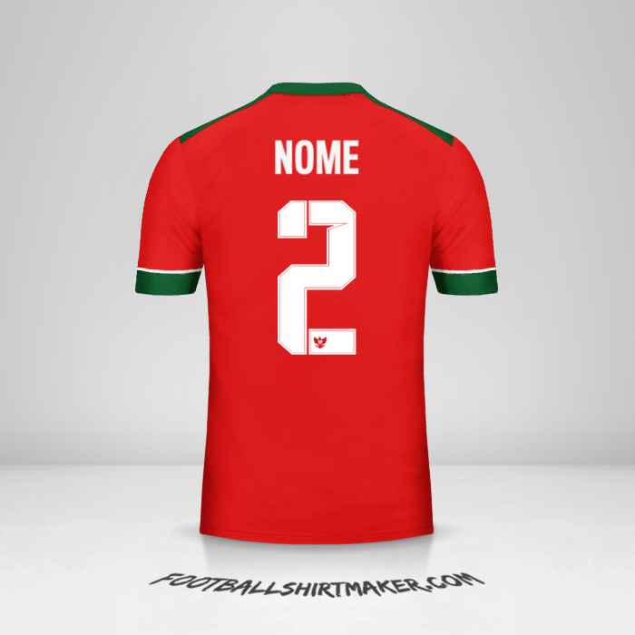 Camisola Indonésia 2016/17 -  nome - 2
