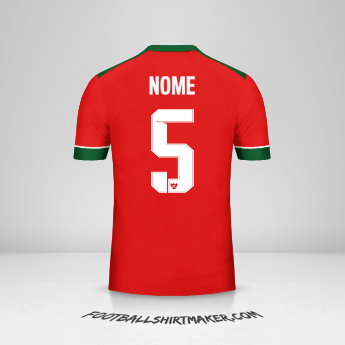Camisola Indonésia 2016/17 -  nome - 5