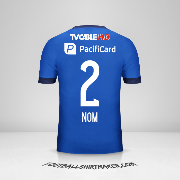Maillot Emelec 2017 -  nom - 2