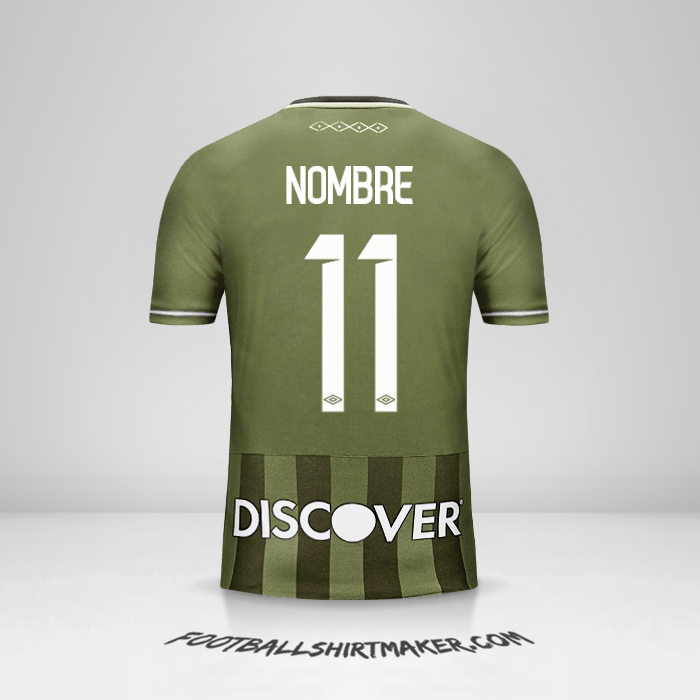 Camiseta Liga de Quito 2017 Visita -  nombre - 11