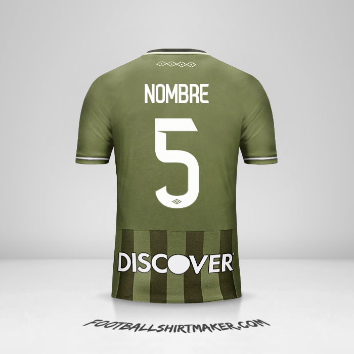 Jersey Liga de Quito 2017 Visita -  nombre - 5