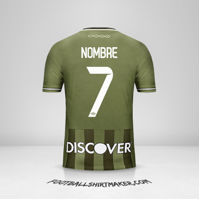 Camiseta Liga de Quito 2017 Visita -  nombre - 7
