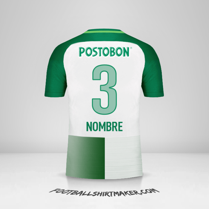 Jersey Atletico Nacional 2017 -  nombre - 3