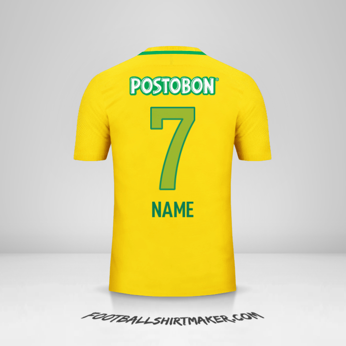 Trikot Atletico Nacional 2017 Auswärts -  name - 7