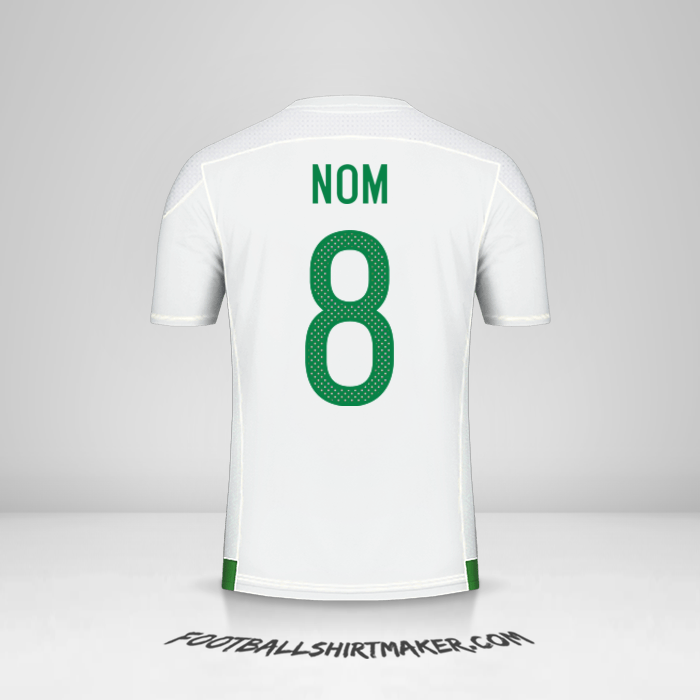 Maillot Algérie 2016/17 -  nom - 8