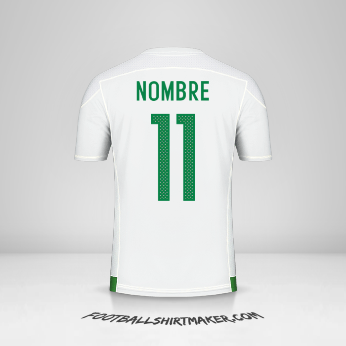 Jersey Argelia 2016/17 -  nombre - 11