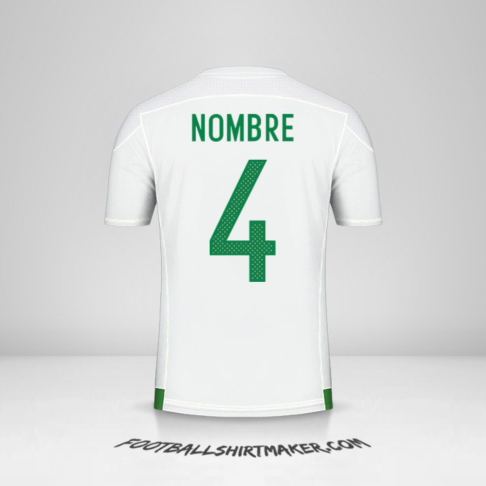 Jersey Argelia 2016/17 -  nombre - 4
