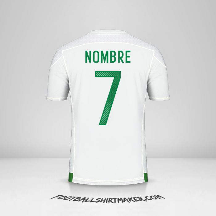Jersey Argelia 2016/17 -  nombre - 7