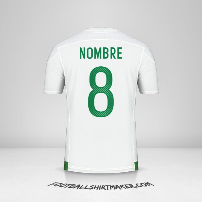 Jersey Argelia 2016/17 -  nombre - 8