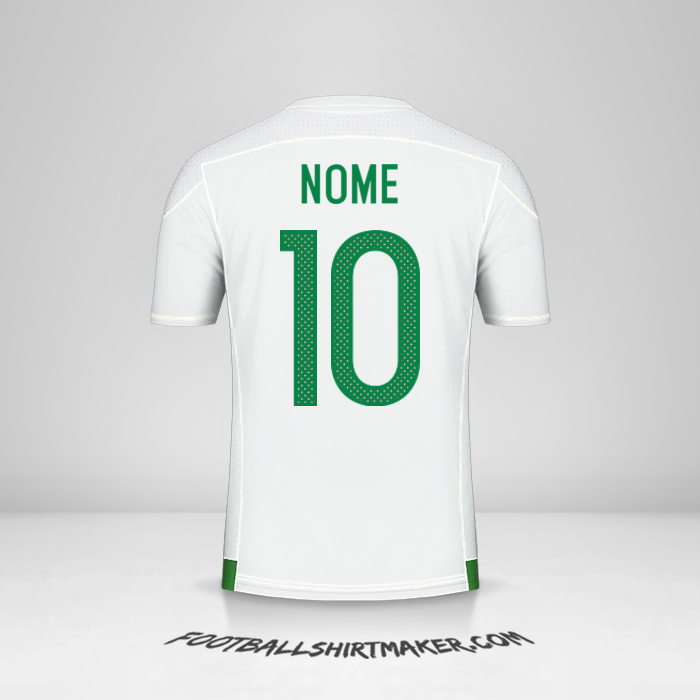 Camisa Argélia 2016/17 -  nome - 10