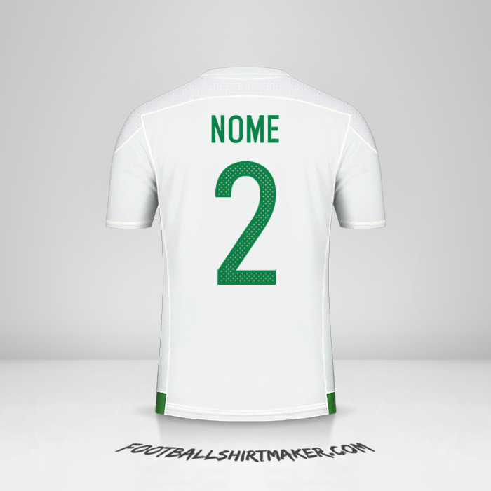 Camisa Argélia 2016/17 -  nome - 2