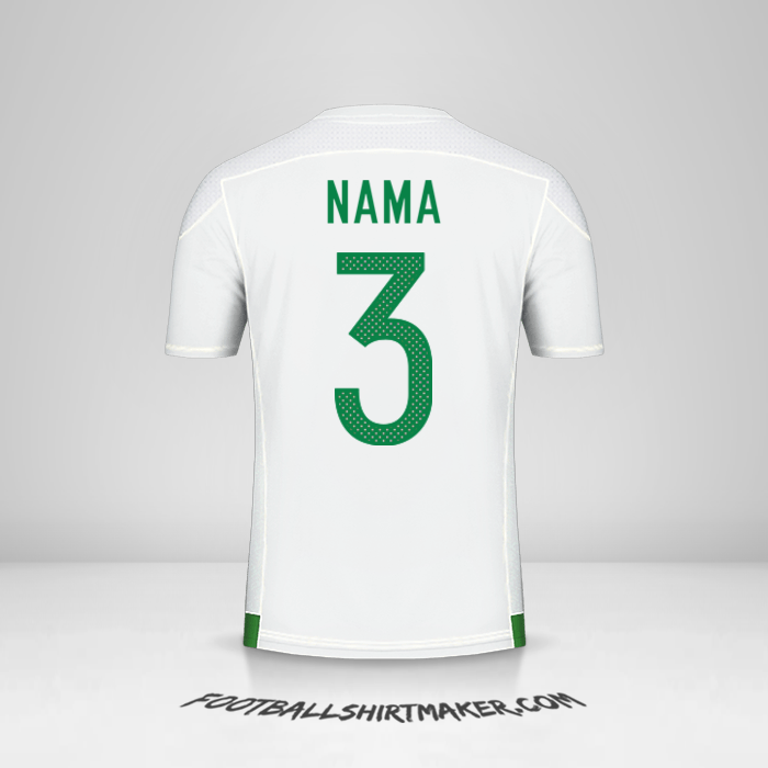 Jersey Aljazair 2016/17 -  nama - 3