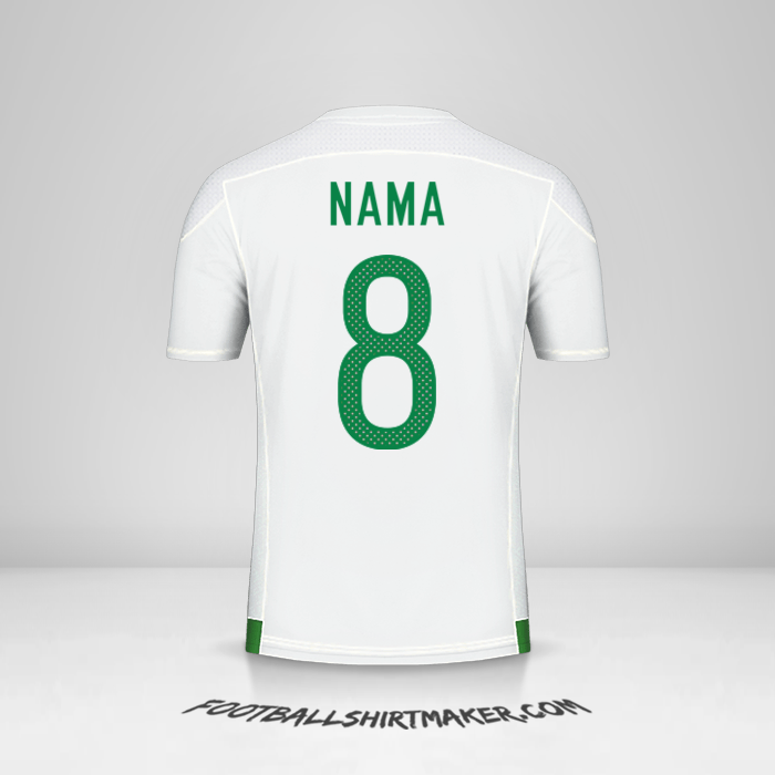 Jersey Aljazair 2016/17 -  nama - 8