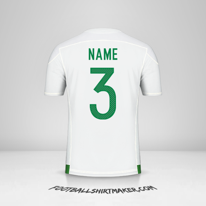 Shirt Algeria 2016/17 -  name - 3