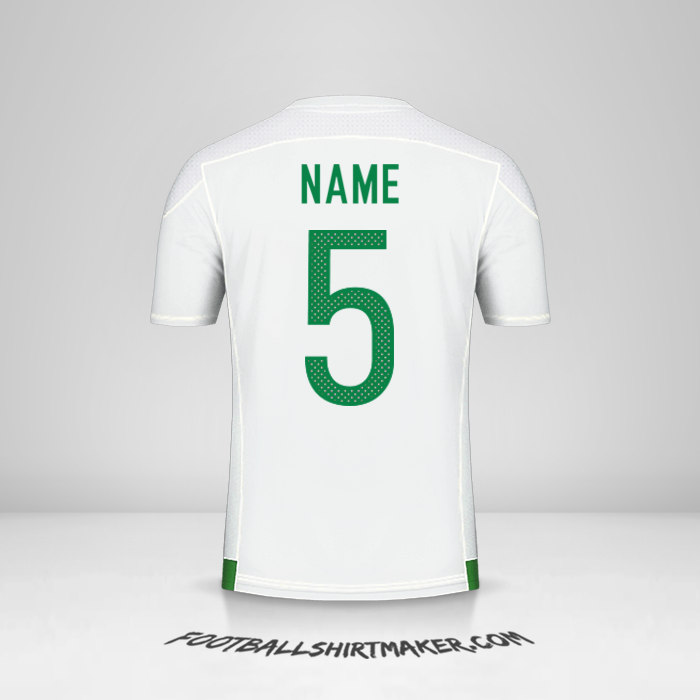 Trikot Algerien 2016/17 -  name - 5