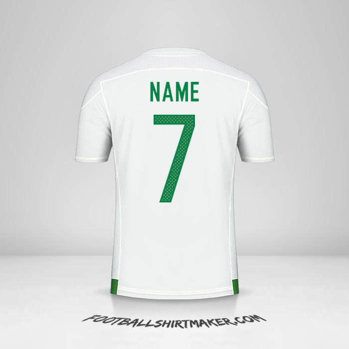 Shirt Algeria 2016/17 -  name - 7