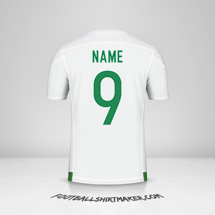 Shirt Algeria 2016/17 -  name - 9
