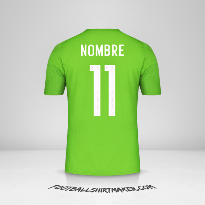 Jersey Argelia 2016/17 Visita -  nombre - 11