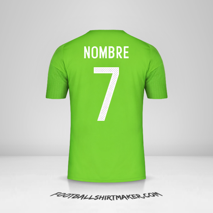 Jersey Argelia 2016/17 Visita -  nombre - 7