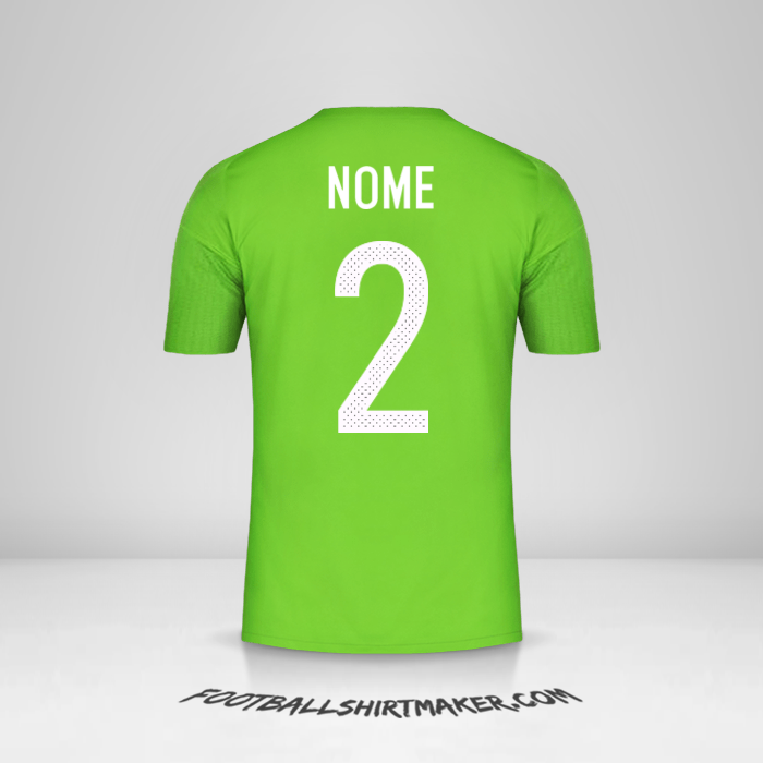 Camisa Argélia 2016/17 Alternativa -  nome - 2
